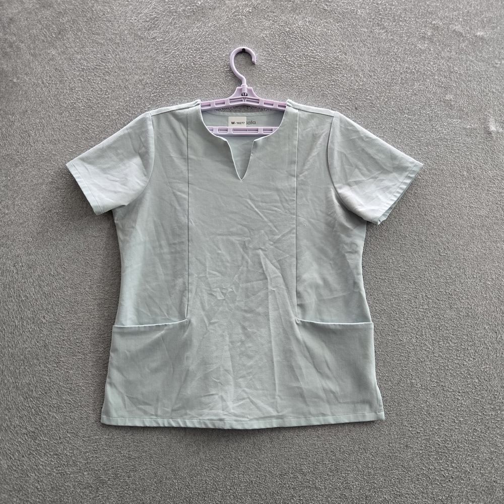 Mandala Women Activewear Top M Light Blue Equa-Tek Activewear Short Sleeve